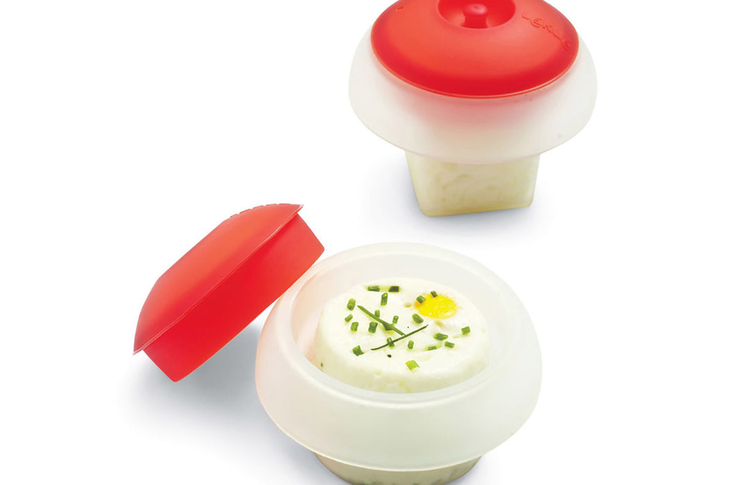 Lekue Ovo Kit Egg Cooker, Square & Cylinder