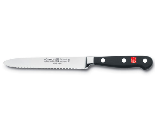 Wusthof Classic 5 Inch Serrated Utility Knife 4110-7