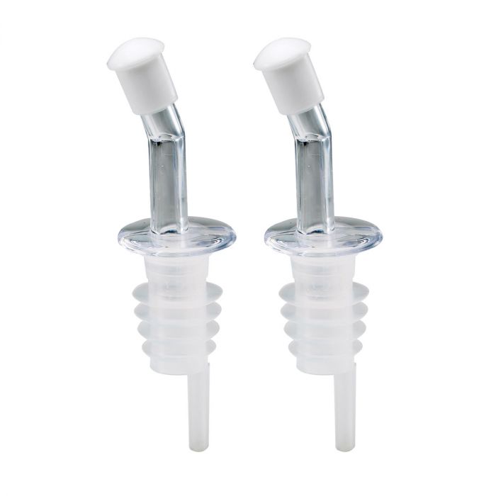 HIC Kitchen Uncle Pietro's Drip-Free Bottle Pourers, Leakproof, Set of 2