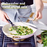 Greenpan Padova Reserve 12-Inch Covered Fry Pan, Blush