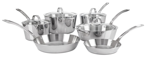 Viking Contemporary 3-Ply Stainless Steel 10 Piece Cookware Set