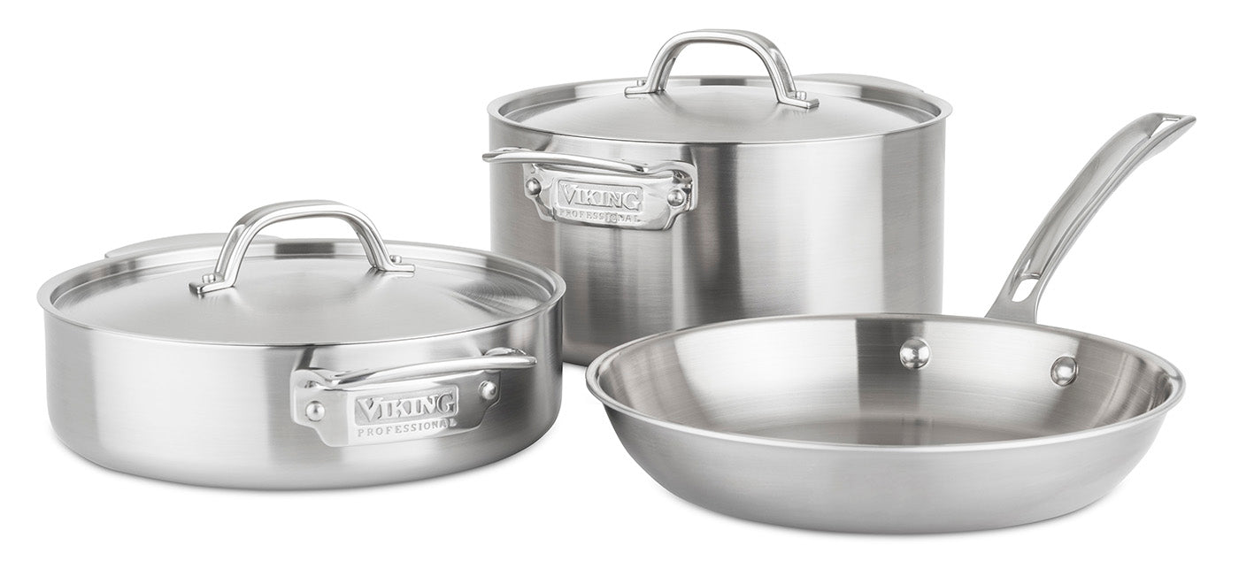 Viking Professional 5-Ply Hollow Forged 5 Piece Cookware Set