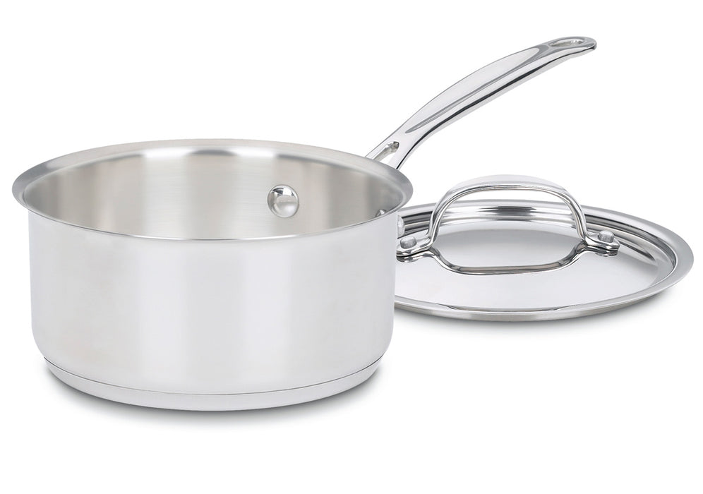 Cuisinart Chef's Classic Stainless 1.5 Quart Saucepan With Lid