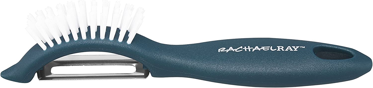 Rachael Ray Tools & Gadgets Veg-A-Peel 3-In-1 Tool, Blue