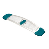 Rachael Ray Stainless Steel Multi-Grater with Silicone Handles, Marine Blue