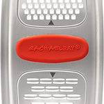 Rachael Ray Stainless Steel Multi-Grater with Silicone Handles, Red