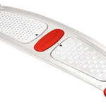 Rachael Ray Stainless Steel Multi-Grater with Silicone Handles, Red