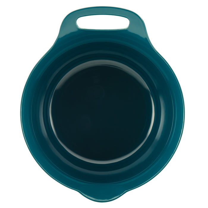 Rachael Ray Tools and Gadgets Nesting Mixing Bowl Set, 2-Piece, Light Blue and Teal