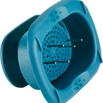 Rachael Ray Tools and Gadgets Stainless Steel Box Grater, Teal Blue