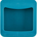 Rachael Ray Tools and Gadgets Stainless Steel Box Grater, Teal Blue