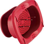 Rachael Ray Tools and Gadgets Stainless Steel Box Grater, Red