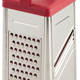 Rachael Ray Tools and Gadgets Stainless Steel Box Grater, Red
