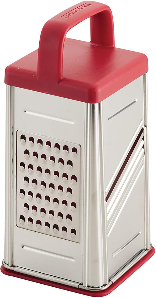 Rachael Ray Tools and Gadgets Stainless Steel Box Grater, Red