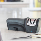 Kitchen IQ Edge Compact Electric Knife Sharpener, Stainless