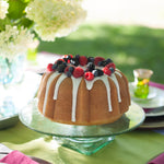 Nordic Ware Cast Aluminum Anniversary Bundt Pan, Gold