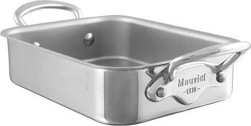 Mauviel M'Minis Stainless Steel Rectangular Roasting Pan, 7.1 X 5.5 Inch
