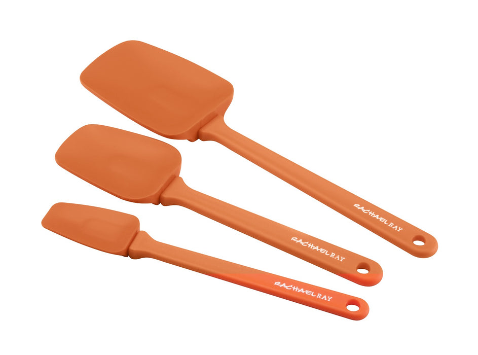 Rachael Ray Tools & Gadgets 3 Piece Spoonula Set, Orange