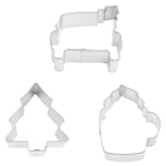 R&M International 3 Piece Tree Farm Cookie Cutter Set