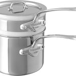 Mauviel M'Cook 0.9 Quart Bain Marie with Lid, 4.7 Inch
