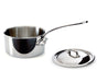 Mauviel M'Cook 1.2 qt Stainless Steel Saucepan & Lid