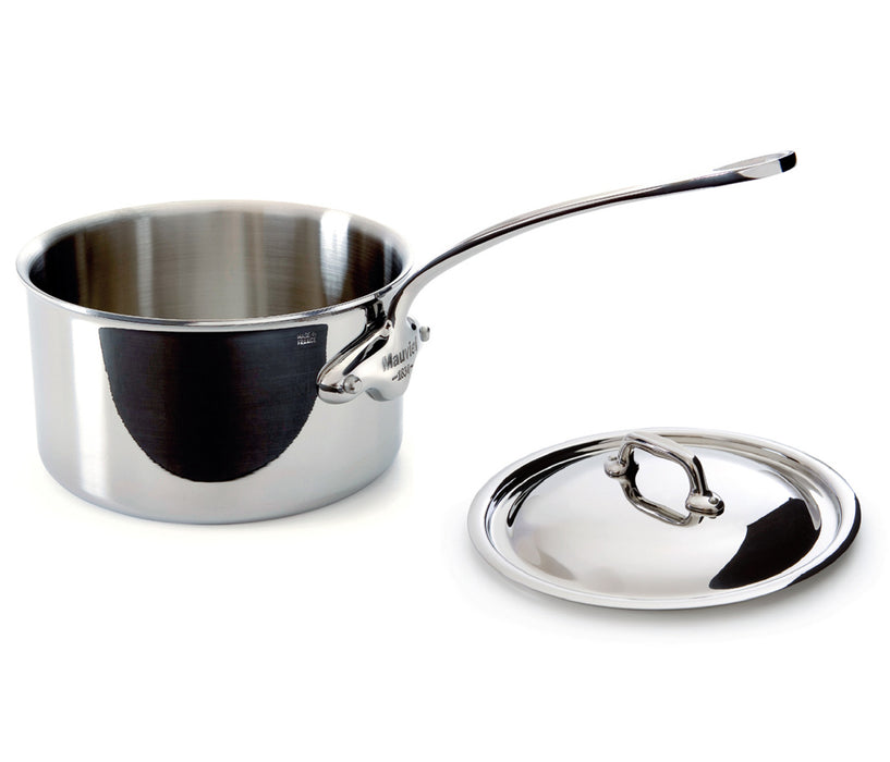 Mauviel M'Cook 3.6 qt Stainless Steel Saucepan & Lid