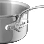 Mauviel M'Cook 7 Quart Stainless Steel Saucepan, 11 Inch