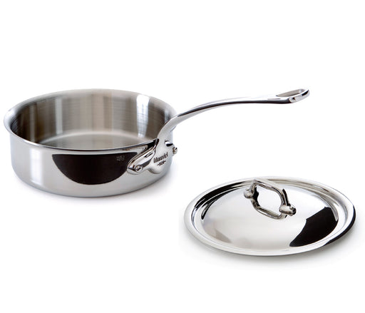 Mauviel M'Cook 1.9 qt. Stainless Steel Saute Pan & Lid