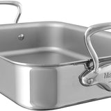 Mauviel M'Cook Stainless Steel Roasting Pan, 11.8 X 8.7 Inch