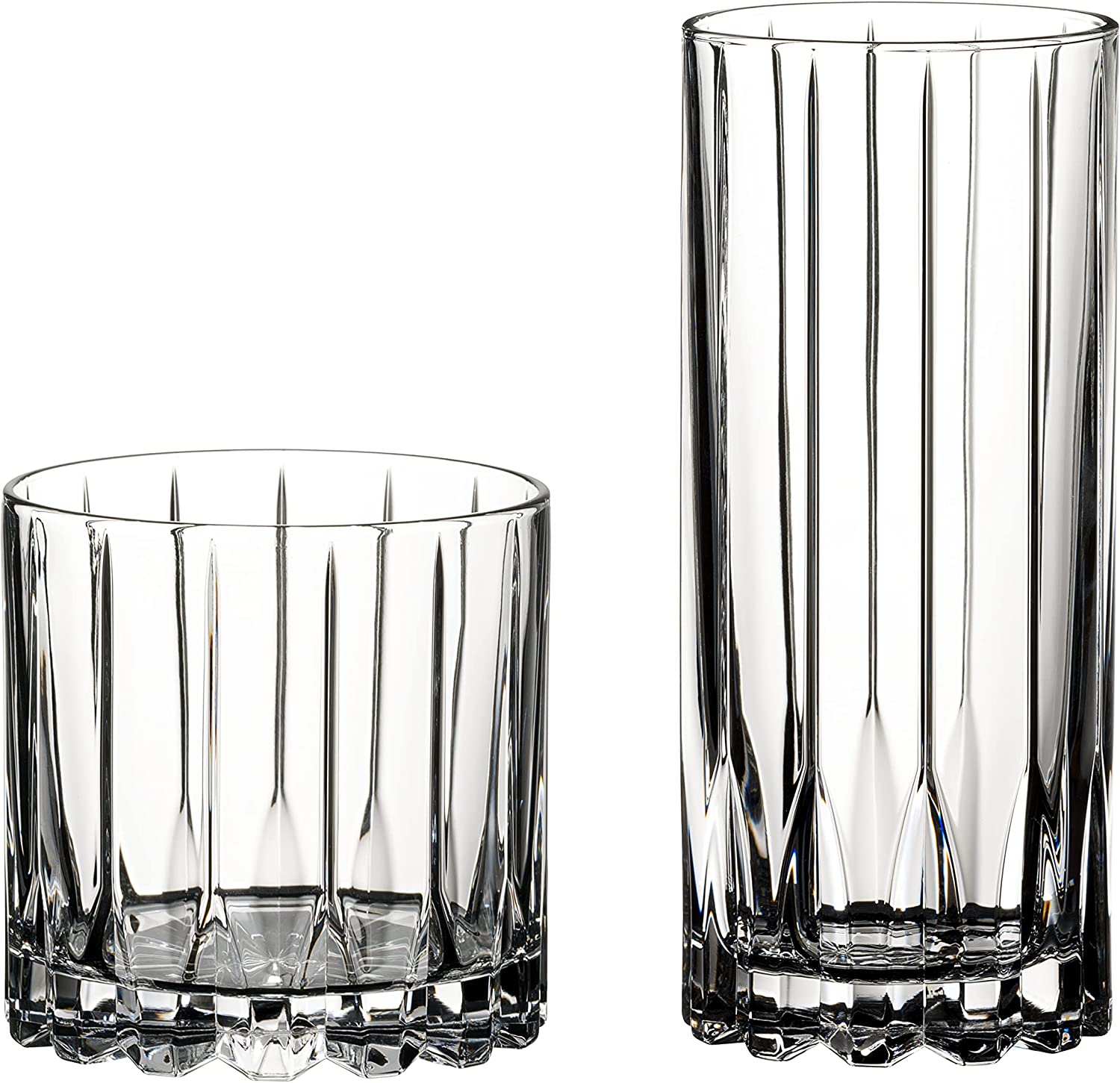 Riedel 8 Piece Bar Glassware Set, 4 Rocks and 4 Highball