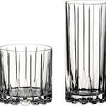 Riedel 8 Piece Bar Glassware Set, 4 Rocks and 4 Highball