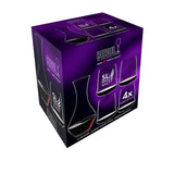 Riedel Stemless Wings Set, 4 Cabernet glasses & 1 Merlot Decanter