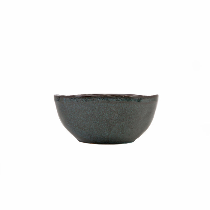 D&V Ston Porcelain Dinnerware Bowl, 7.5-Inch, Set of 3, Twilight