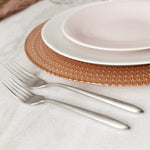 Fortessa Velo Brushed Flatware Set, 5 Piece, Brushed Stainless