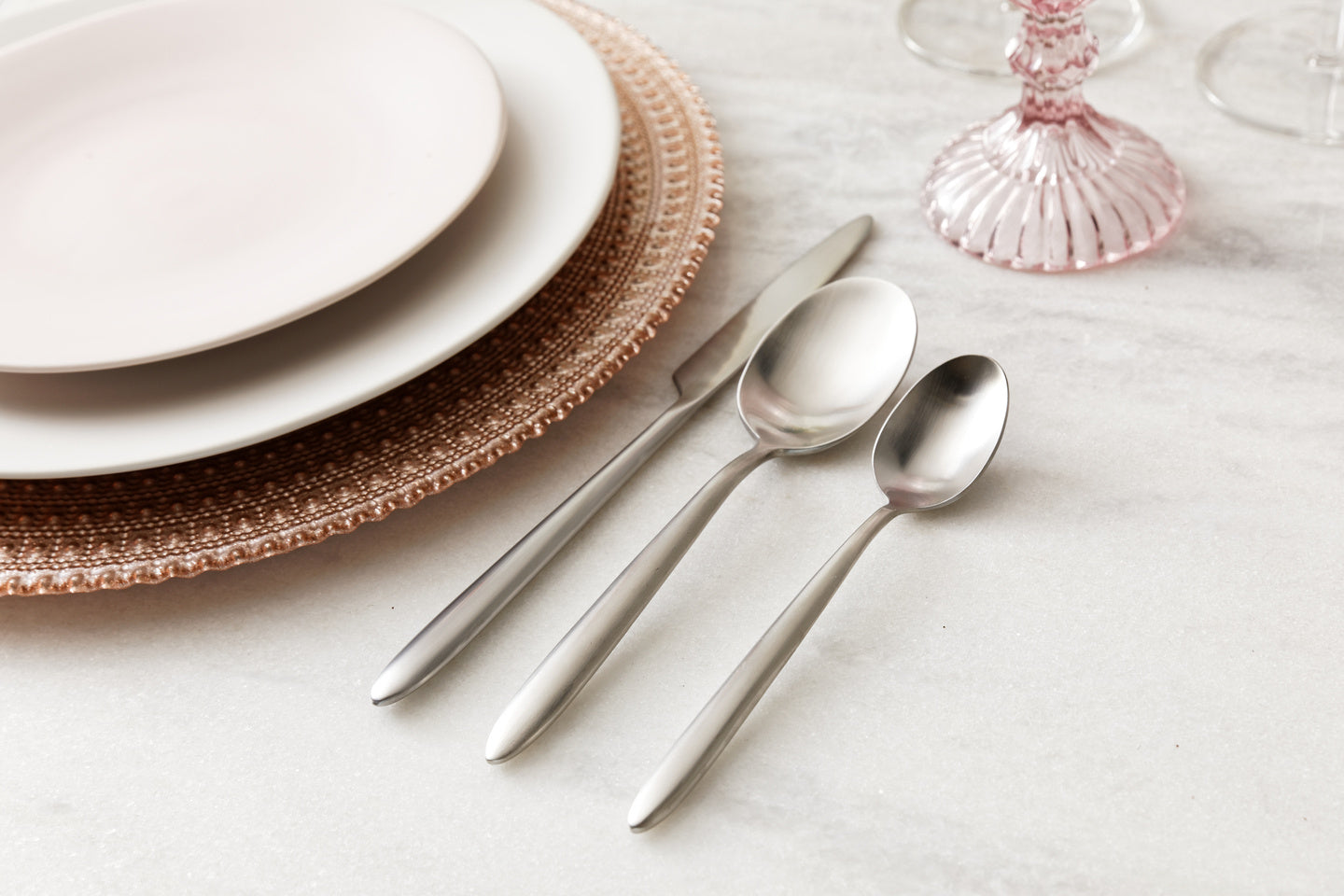 Fortessa Velo Brushed Flatware Set