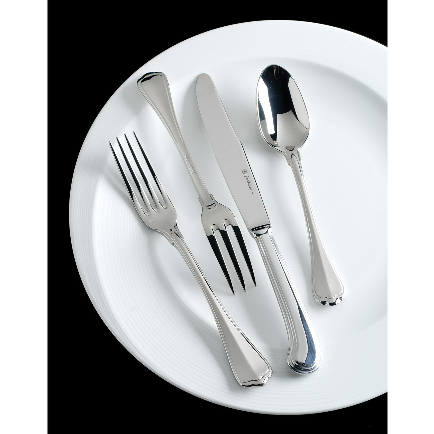 Fortessa San Marco 18/10 Stainless Steel Flatware 5 Piece Place Setting