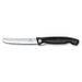 Victorinox Swiss Classic 4.5" Straight Utility Knife, Foldable, Black