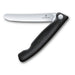 Victorinox Swiss Classic 4.5" Straight Utility Knife, Foldable, Black