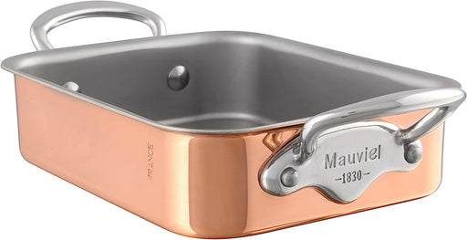 Mauviel M'Minis Copper Rectangular Roasting Pan, 7.1 X 5.5 Inch