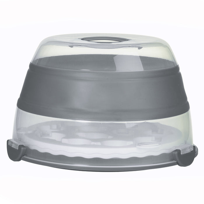 Prepworks By Progressive Collapsible Cupcake Carrier, Gray