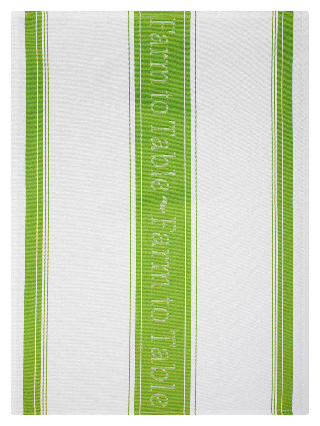 MU Kitchen 100% Cotton Jacquard Woven Dishtowel, Farm to Table