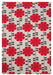 MU Kitchen Designer Print Kitchen Towel, Multiple Designs, Aster Red