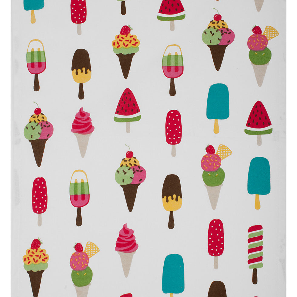 MU Kitchen Designer Print Kitchen Towel, Cool Treats