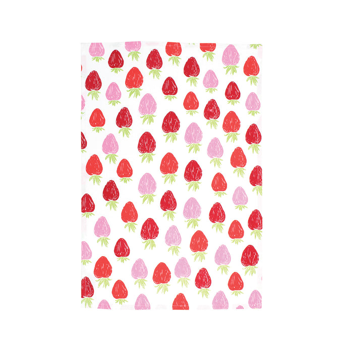 MU Kitchen Designer Print Kitchen Towel, Multiple Designs, Strawberry