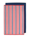 MU Kitchen Designer Print Kitchen Towel, Set of 2, Stripes