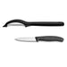 Victorinox 3 1/4 Inch Paring Knife & Vegetable Peeler Prep Set Black