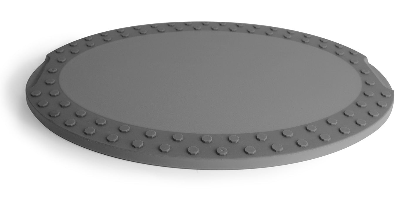 Architec Gripper Poly Concave Cutting Board w/Non-Slip Feet, 13 x 17-Inch, Grey