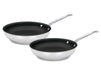 Cuisinart Chef's Classic Stainless Nonstick 2-Piece 9-Inch & 11-Inch Skillet Set