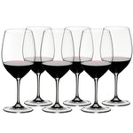 Riedel Vinum Cabernet Sauvignon/Merlot Glass Set, Buy 6 Get 8