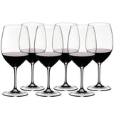 Riedel Vinum Cabernet Sauvignon/Merlot Glass Set, Buy 6 Get 8