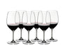 Riedel Vinum Cabernet Sauvignon/Merlot Glass Set, Buy 6 Get 8
